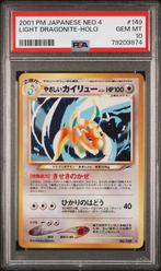 Light Dragonite PSA 10 (N4) Darkness, and to Light, Ophalen of Verzenden, Zo goed als nieuw