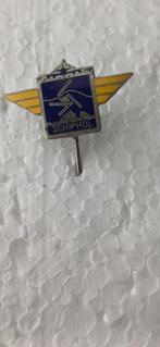 Schiphol (luchthaven) emaille, Verzamelen, Speldjes, Pins en Buttons, Ophalen of Verzenden, Gebruikt, Overige onderwerpen
