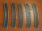 Trix Express 4384 - Gebogen scheidingsrails (5x), Gebruikt, Gelijkstroom, Trix, Rails