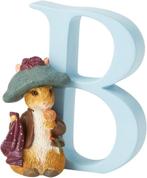 Beatrix Potter Figuur alfabet letter B, Benjamin Bunny, Verzenden, Zo goed als nieuw, Dier