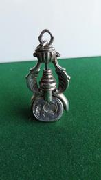 Zwaar zegelstempel Signet Nederlands zilver 18e eeuw, Ophalen of Verzenden, Zilver