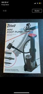 Mini voetpomp voor fiets, Fietsen en Brommers, Fietsaccessoires | Fietspompen, Ophalen of Verzenden, Drukmeter, Nieuw