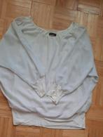 Witte gevoerde voile blouson xl, Made in Italy, Ophalen of Verzenden, Zo goed als nieuw, Blouse of Tuniek