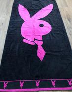 Playboy handdoek zwart rose 172x86 cm, Ophalen of Verzenden, Zo goed als nieuw, Zwart, Handdoek