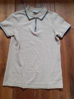 Nette polo jongens, zandkleur mt 158, Ophalen of Verzenden, Zo goed als nieuw, Jongen, Shirt of Longsleeve