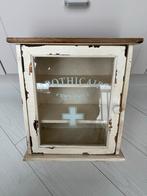 Vintage Apothekerskastje met Glazen Deur, Huis en Inrichting, Ophalen of Verzenden, Gebruikt