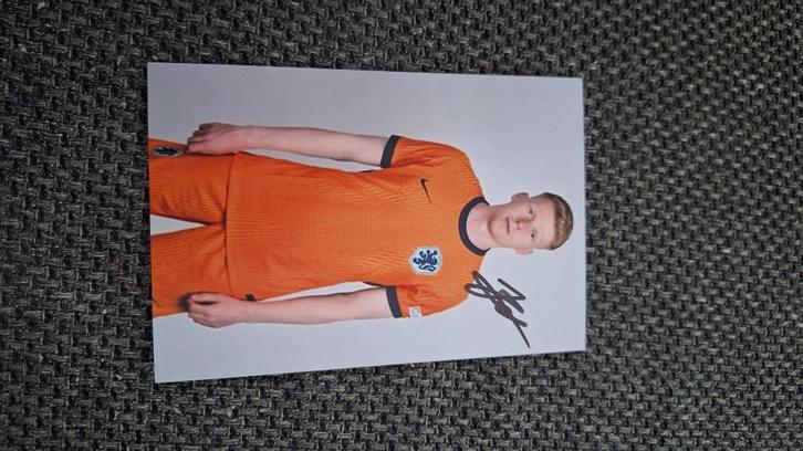 Foto met originele handtekening; Jerdy Schouten # PSV, Verzamelen, Sportartikelen en Voetbal, Nieuw, PSV, Verzenden