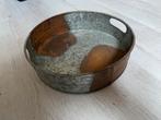 Metalen Schaal/Mand met Rustieke Look, Overige materialen, Gebruikt, Schaal, Rond