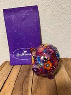 Vrolijk Spaarvarken met Bloemen van Hallmark 16cm hoog, Huis en Inrichting, Ophalen of Verzenden, Zo goed als nieuw