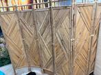 2x Bamboe Kamerscherm / Roomdivider, Huis en Inrichting, Woonaccessoires | Kamerschermen, Ophalen, Zo goed als nieuw
