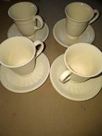 4 Wedgwood Kopen en Schotels, Gebruikt, Ophalen of Verzenden, Wedgwood, Kop(pen) en/of Schotel(s)