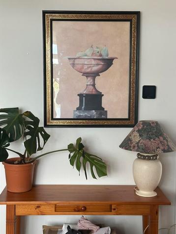 Prachtig Marble Vase With Fruit, 1993 beschikbaar voor biedingen