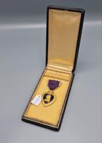 US WWII 1943 Purple Heart met Coffin Case, Verzamelen, Militaria | Tweede Wereldoorlog, Amerika, Ophalen of Verzenden, Landmacht