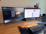 2x ASUS TUF Gaming VG27AQ - 27 inch Monitoren, In hoogte verstelbaar, Zo goed als nieuw, 1 tot 2 ms, DisplayPort