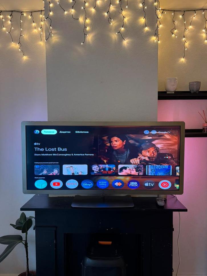 Philips 50inch TV + Google Chrome cast, Audio, Tv en Foto, Televisies, Zo goed als nieuw, 100 cm of meer, Samsung, 50 Hz, Smart TV