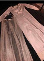 Gala jurk , zilver met vaste stenen, lange jurk S/M/L, Ophalen of Verzenden, Zo goed als nieuw, Galajurk