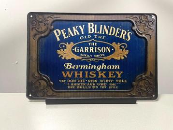 Peaky Blinders Whiskey reclamebord beschikbaar voor biedingen