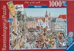 Ravensburger puzzel Fleroux "Cities of the world" München, Ophalen, 500 t/m 1500 stukjes, Zo goed als nieuw