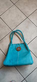 Een mooie tuurkiz blauew hand tas, Ophalen of Verzenden, Zo goed als nieuw, Handtas
