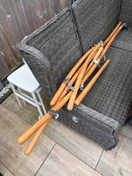 Houten trapleuningen - gebruikt, Doe-het-zelf en Verbouw, Ladders en Trappen, Ophalen of Verzenden, Gebruikt