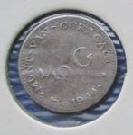 Curaçao 1/10 gulden, 1944 zilver, Zilver, Koningin Wilhelmina, Losse munt, Overige waardes
