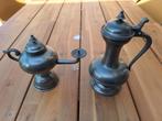 Tinnen Kannetje en Olielampje., Antiek en Kunst, Antiek | Tin, Ophalen of Verzenden