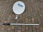 satellietschotel incl. stevige mast, Ophalen, Zo goed als nieuw