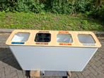 Afvalscheidings prullenbak, Huis en Inrichting, Ophalen, 40 liter of meer, Zo goed als nieuw, Rvs
