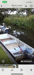 Qwest boot + Yamaha motor 8pk 4- takt kortstaart, Watersport en Boten, Ophalen, Gebruikt, Aluminium, Benzine