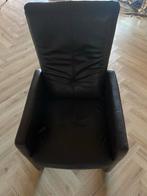 6 Leren Fauteuils, Huis en Inrichting, Ophalen, Gebruikt, Minder dan 75 cm, Leer