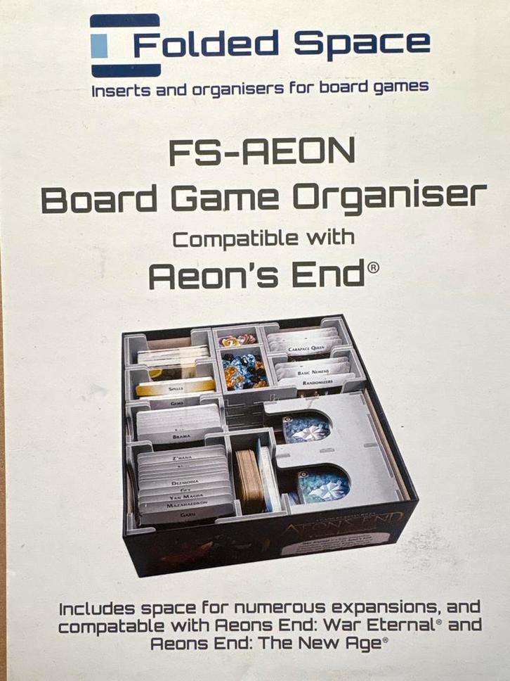 Aeon's End Board Game Organiser - Folded Space, Hobby en Vrije tijd, Gezelschapsspellen | Bordspellen, Nieuw, Ophalen