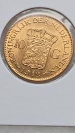 Gouden tientje 1912, Postzegels en Munten, Munten | Nederland, Ophalen of Verzenden, Koningin Wilhelmina, 10 gulden, Goud