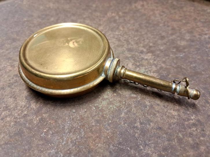 Antiek WOI .45 Colt 1911 Oliekannetje, Antiek en Kunst, Antiek | Koper en Brons, Brons, Ophalen of Verzenden