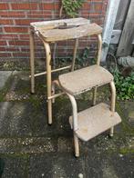 Vintage Keukentrapje, Doe-het-zelf en Verbouw, Ladders en Trappen, Ophalen, Gebruikt, Trap, Minder dan 2 meter