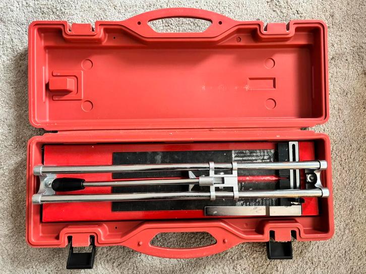 Tegelsnijder handmatig – compact in koffer, Doe-het-zelf en Verbouw, Gereedschap | Handgereedschap, Zo goed als nieuw, Ophalen of Verzenden
