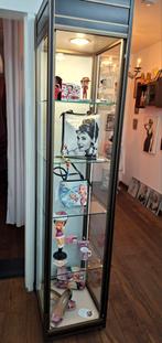 Vitrinekast, Huis en Inrichting, Kasten | Vitrinekasten, Ophalen, 50 tot 100 cm, Zo goed als nieuw, 150 tot 200 cm
