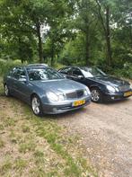 Mercedes Benz E-Klasse E240  AUT 2003 blauw, Auto's, Mercedes-Benz, Automaat, Achterwielaandrijving, Zwart, 2597 cc
