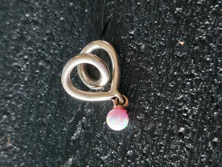 Pandora bedel MOM, Sieraden, Tassen en Uiterlijk, Bedels, Zo goed als nieuw, Pandora, Zilver, Ophalen of Verzenden