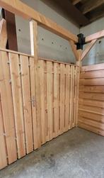 tuinpoort douglas metaal framé, Tuin en Terras, Ophalen, 100 tot 150 cm, Nieuw, Draaipoort
