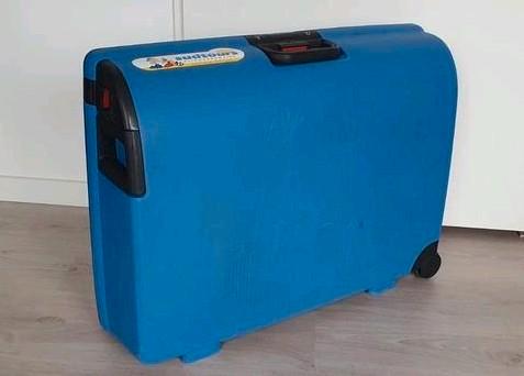 Carlton koffer blauw, Sieraden, Tassen en Uiterlijk, Koffers, Gebruikt, Hard kunststof, 70 cm of meer, 55 cm of meer, Wieltjes
