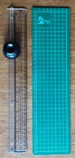 Snijlineaal Space Fly met snijmat, Ophalen of Verzenden, Gebruikt, Overige typen