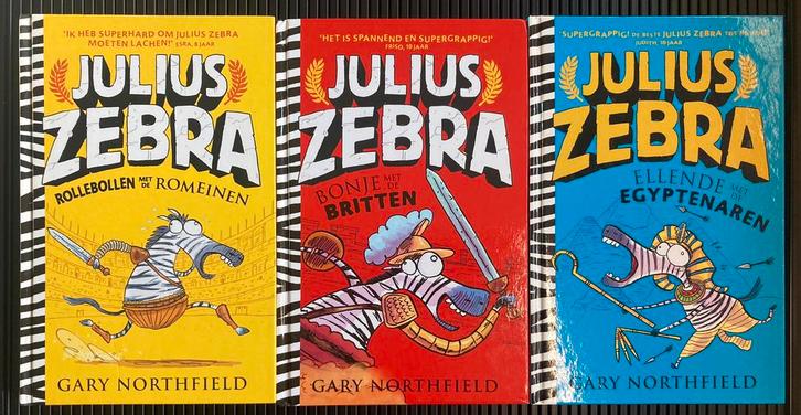 3X JULIUS ZEBRA - Gary Northfield, Boeken, Kinderboeken | Jeugd | 10 tot 12 jaar, Zo goed als nieuw, Ophalen of Verzenden