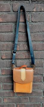Heuptas leer festival tas telefoon tas safekeeper mooi uniek, Sieraden, Tassen en Uiterlijk, Tassen | Schoudertassen, Bruin, Zo goed als nieuw