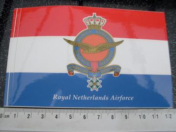 sticker royal netherlands air force logo KL nederland NL  beschikbaar voor biedingen