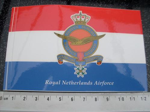 sticker royal netherlands air force logo KL nederland NL, Verzamelen, Stickers, Zo goed als nieuw, Bedrijf of Vereniging, Verzenden