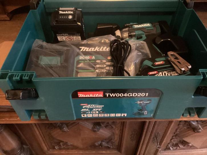 Nieuwe Makita W001GD201 XGT 40V Max Li-ion Accu, Doe-het-zelf en Verbouw, Gereedschap | Overige machines, Nieuw, Ophalen