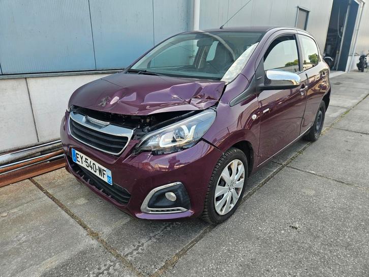Peugeot 108 Style 1.0 E-Vti 2018 airco 5drs 33500km, Auto diversen, Schadeauto's, Peugeot, Handgeschakeld, Benzine, Sedan, Overige kleuren