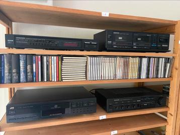 Kenwood K-35 set met tuner, cassette deck en versterker beschikbaar voor biedingen