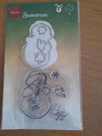 Marianne Design sneeuwpopstempel en mal, Hobby en Vrije tijd, Kaarten | Zelf maken, Ophalen of Verzenden, Zo goed als nieuw, Overige thema's