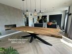 Boomstamtafels Suar eettafel alle maten op voorraad bartafel, Nieuw, Vijf personen of meer, Rechthoekig, 50 tot 100 cm